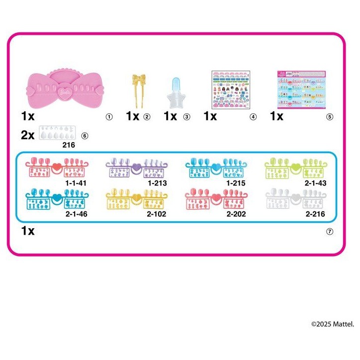 Mon coffret de manucure Barbie - Aquabeads - 35137 Mon coffret de manucure Barbie - Aquabeads - 35137