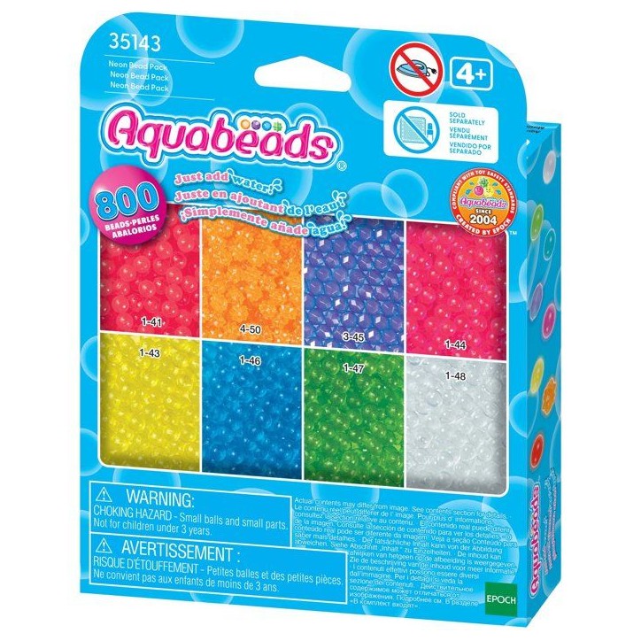La recharge perles néons - Aquabeads - 35143 La recharge perles néons - Aquabeads - 35143