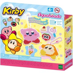 Le kit porte-clés - AQUABEADS - Kirby - Perles différentes couleurs