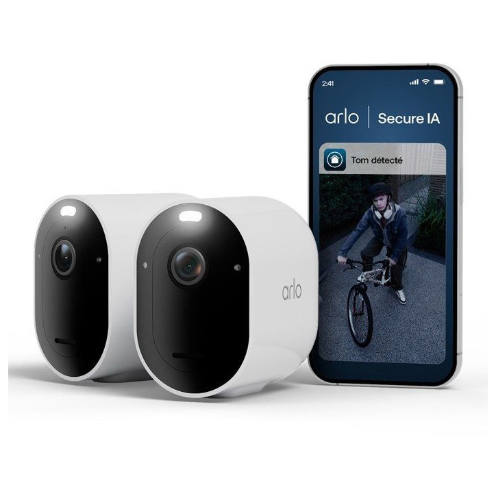 Caméra de surveillance - Arlo - Pro 6 2K+ Kit de 2 caméras Caméra de surveillance - Arlo - Pro 6 2K+ Kit de 2 caméras