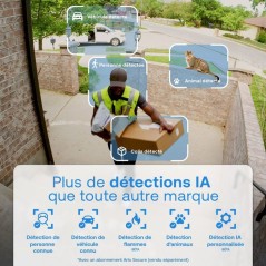 Caméra de surveillance - Arlo - Essential 3 1 caméra 2K + 1 sonnette