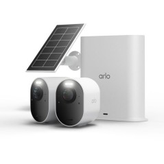 Caméra de surveillance - Arlo - Ultra 3 Kit de 2 caméras + 1 panneau