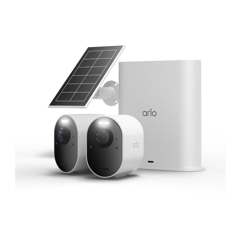 Caméra de surveillance - Arlo - Ultra 3 Kit de 2 caméras + 1 panneau