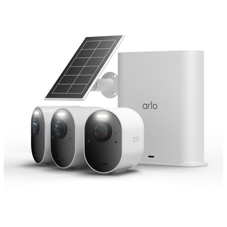 Caméra de surveillance - Arlo - Ultra 3 Kit de 3 caméras + 1 panneau solaire Caméra de surveillance - Arlo - Ultra 3 Kit de 3 caméras + 1 panneau solaire