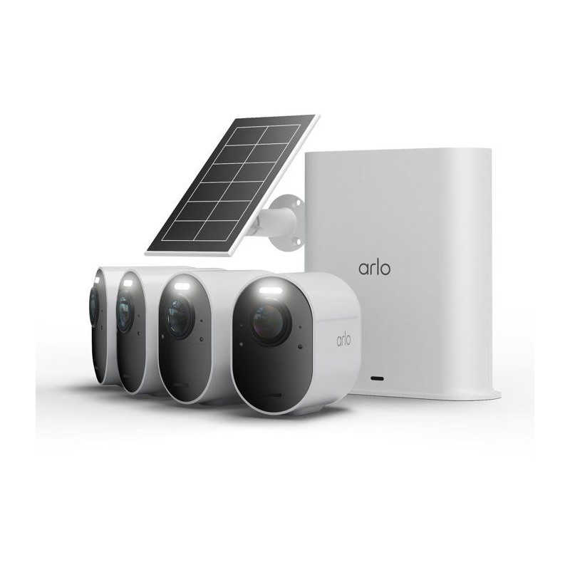 Caméra de surveillance - Arlo - Ultra 3 Kit de 4 caméras + 1 panneau