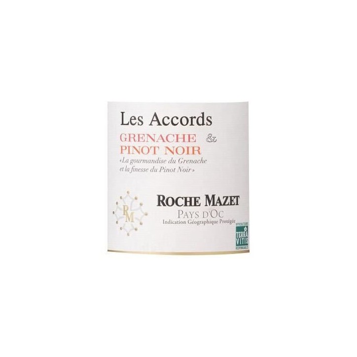 Les Accords de Roche Mazet Grenache & Pinot Noir 2024 Pays d'Oc - Vin rosé de Languedoc