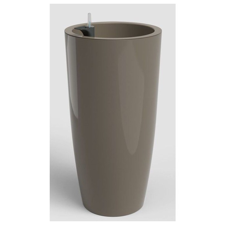 Pot de fleurs - ARTEVASI - Santorini SWS 78 BR - Intérieur/extérieur - Plastique - Ø40 x H78 cm - 72 L - Taupe Pot de fleurs - ARTEVASI - Santorini SWS 78 BR - Intérieur/extérieur - Plastique - Ø40 x H78 cm - 72 L - Taupe