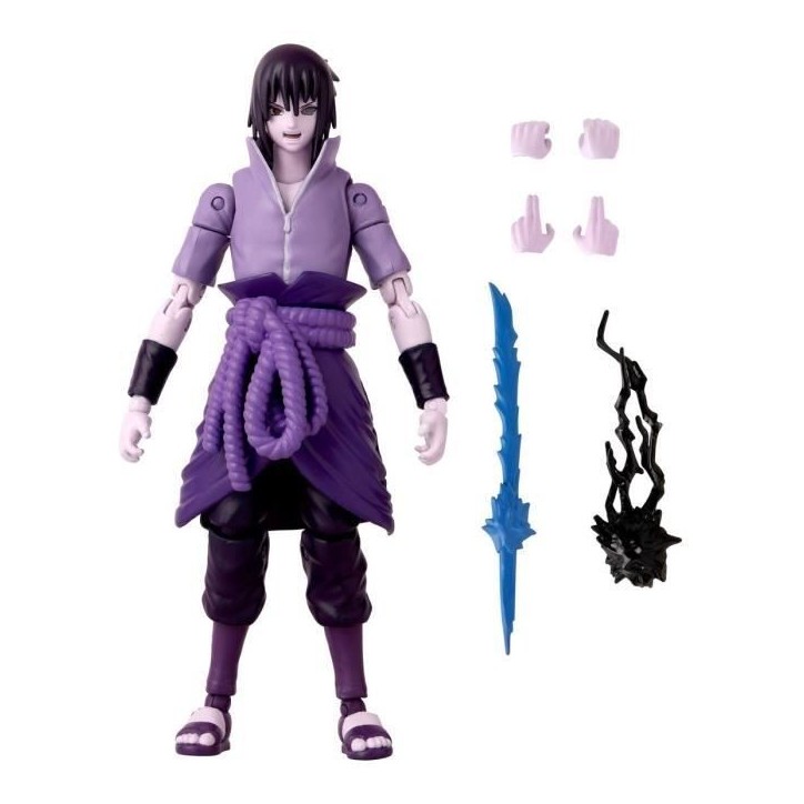 Figurine Anime Heroes 17 cm Sasuke Uchiwa Rinnegan/Mangekyo Sharingan - BANDAI Naruto Shippuden Figurine Anime Heroes 17 cm Sasuke Uchiwa Rinnegan/Mangekyo Sharingan - BANDAI Naruto Shippuden