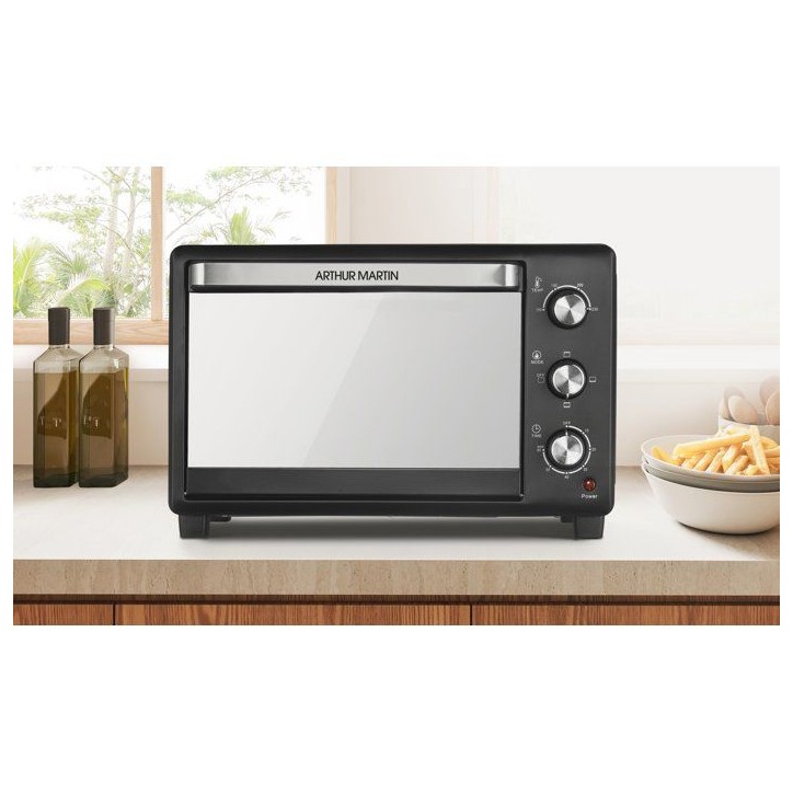 Four posable 30L - ARTHUR MARTIN - 1600W - 3 mode de cuisson intégré - Porte miroir Four posable 30L - ARTHUR MARTIN - 1600W - 3 mode de cuisson intégré - Porte miroir