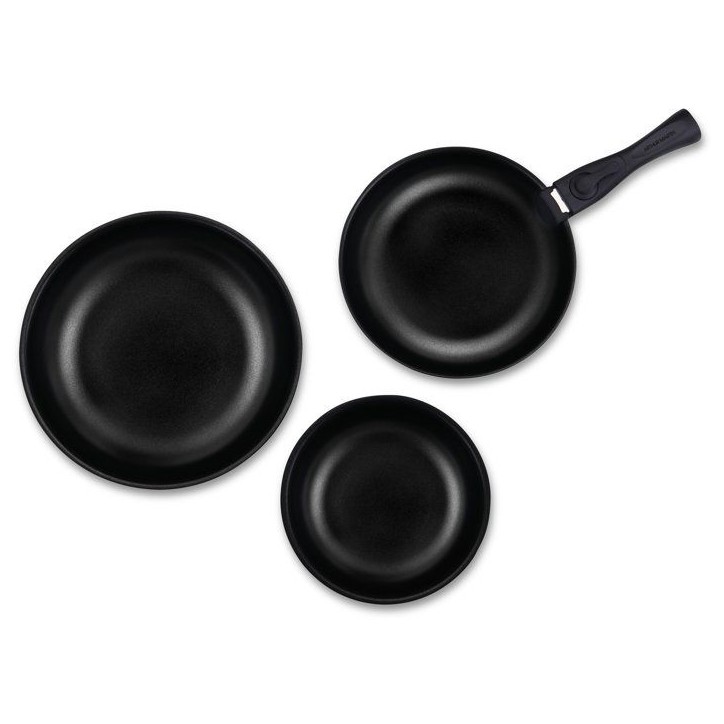 Batterie de cuisine - Tous feux dont induction - ARTHUR MARTIN - AM2991 - Aluminium revetement anti-adhésif - 10 pieces - Prune Batterie de cuisine - Tous feux dont induction - ARTHUR MARTIN - AM2991 - Aluminium revetement anti-adhésif - 10 pieces - Prune