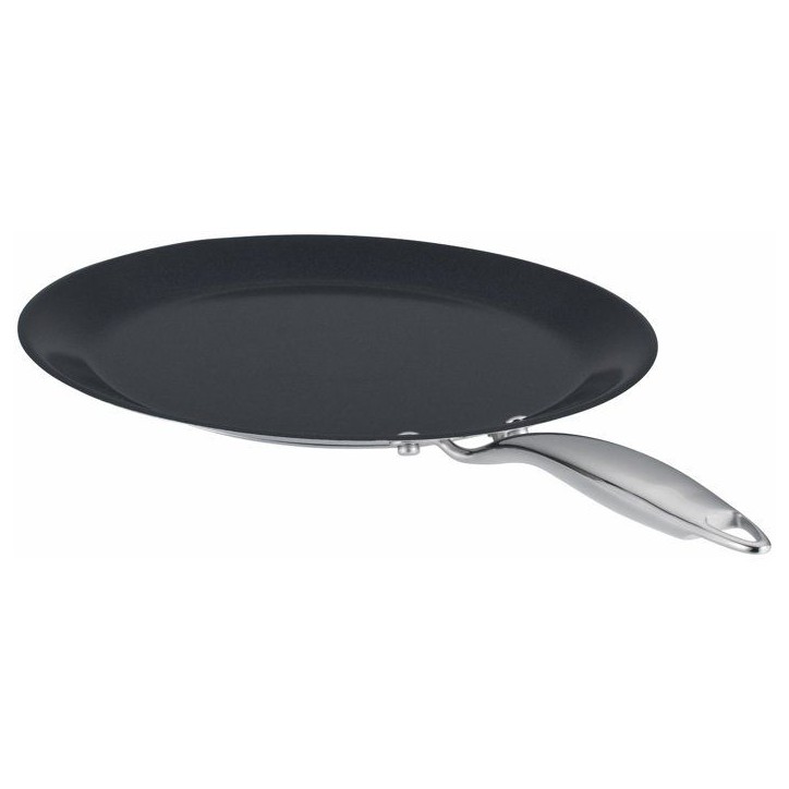 Crepiere grand chef - ARTHUR MARTIN - AM7248 - Ø28 cm - Inox 18/10 - Revetement céramique - Tous feux dont induction Crepiere grand chef - ARTHUR MARTIN - AM7248 - Ø28 cm - Inox 18/10 - Revetement céramique - Tous feux dont induction