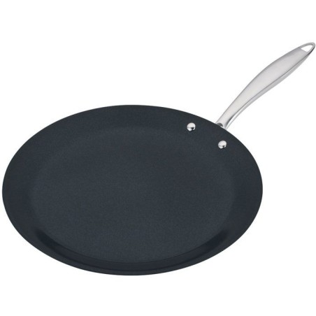 Crepiere grand chef - ARTHUR MARTIN - AM7248 - Ø28 cm - Inox 18/10 - Revetement céramique - Tous feux dont induction