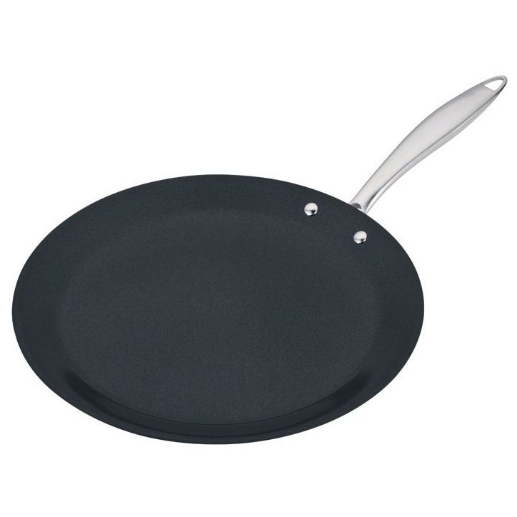 Crepiere grand chef - ARTHUR MARTIN - AM7248 - Ø28 cm - Inox 18/10 - Revetement céramique - Tous feux dont induction Crepiere grand chef - ARTHUR MARTIN - AM7248 - Ø28 cm - Inox 18/10 - Revetement céramique - Tous feux dont induction