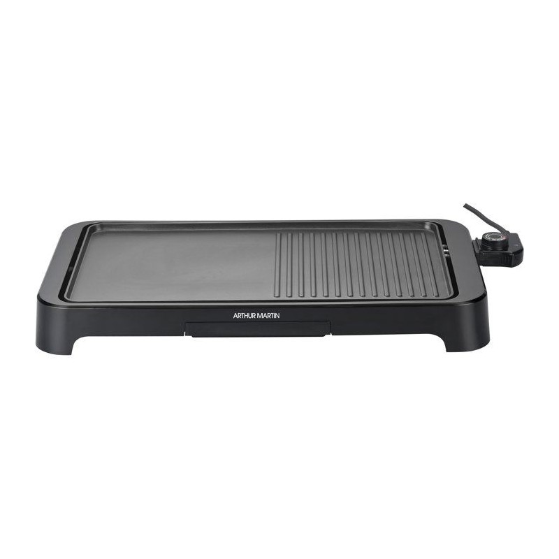 Plancha Grill électrique - ARTHUR MARTIN - AMPL204 - 2000 W - Double