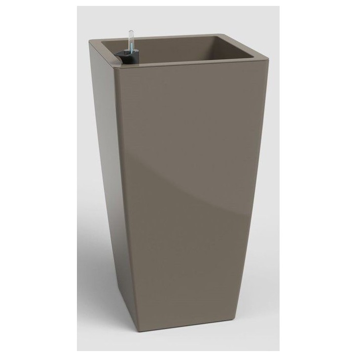 Pot de fleurs - ARTEVASI - Pisa SWS 60 BR - Intérieur/extérieur - Plastique - Ø33 x H61 cm - 45 L - Taupe Pot de fleurs - ARTEVASI - Pisa SWS 60 BR - Intérieur/extérieur - Plastique - Ø33 x H61 cm - 45 L - Taupe