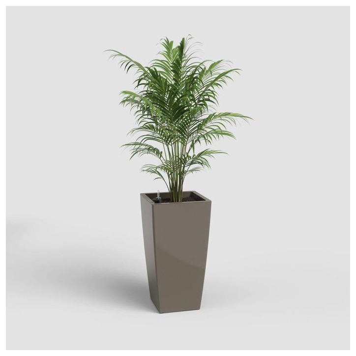 Pot de fleurs - ARTEVASI - Pisa SWS 60 BR - Intérieur/extérieur - Plastique - Ø33 x H61 cm - 45 L - Taupe Pot de fleurs - ARTEVASI - Pisa SWS 60 BR - Intérieur/extérieur - Plastique - Ø33 x H61 cm - 45 L - Taupe