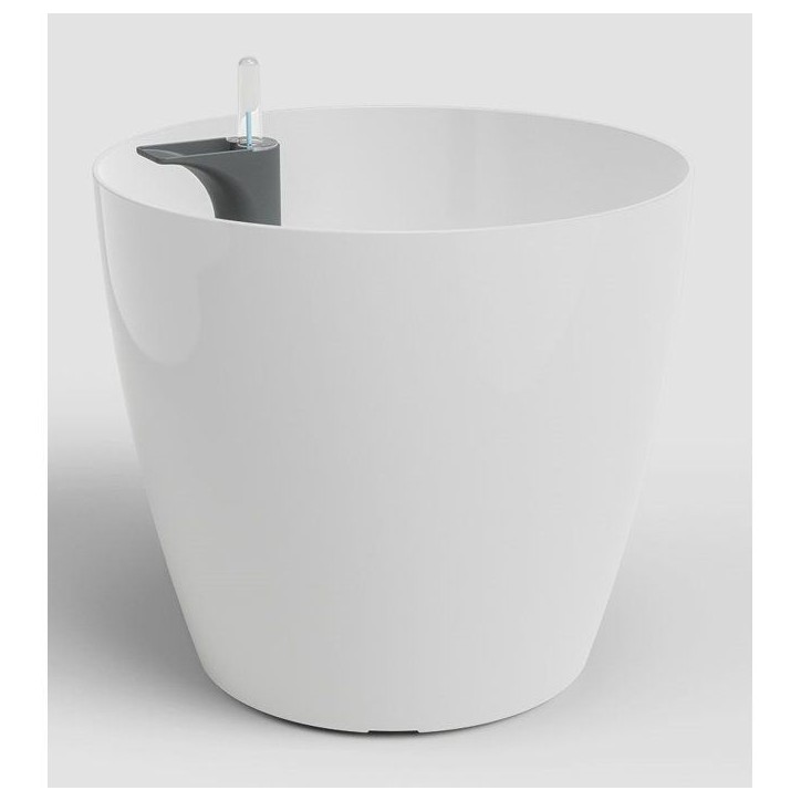 Pot de fleurs - ARTEVASI - San Remo SWS 36 BR - Intérieur/extérieur - Plastique - Ø36 x H33,5 cm - 25 L - Blanc Pot de fleurs - ARTEVASI - San Remo SWS 36 BR - Intérieur/extérieur - Plastique - Ø36 x H33,5 cm - 25 L - Blanc