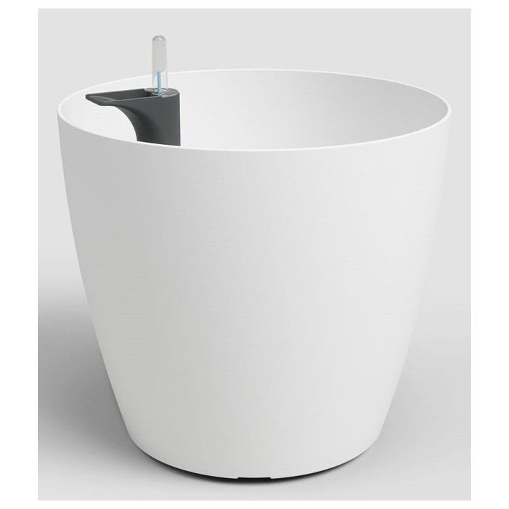 Pot de fleurs - ARTEVASI - San Remo SWS 30 MA - Intérieur/extérieur - Plastique - Ø30,5 x H27 cm - 14,5 L - Blanc Pot de fleurs - ARTEVASI - San Remo SWS 30 MA - Intérieur/extérieur - Plastique - Ø30,5 x H27 cm - 14,5 L - Blanc