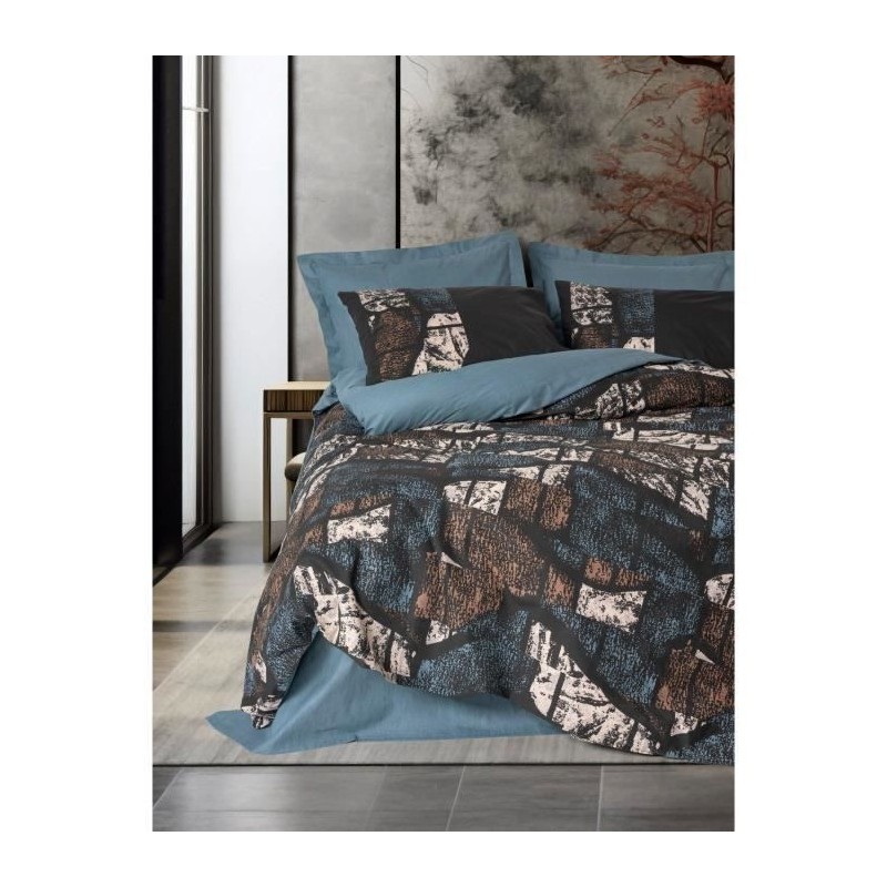 Parure de lit - 1 housse de couette 220 x 240 cm + 2 taies d'oreiller
