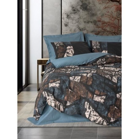 Parure de lit - 1 housse de couette 220 x 240 cm + 2 taies d'oreiller