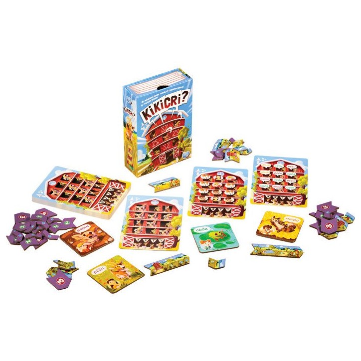 Jeu d'ambiance - ASMODEE - KIKICRI - Familial - 3 a 6 joueurs - 10 minutes de jeu Jeu d'ambiance - ASMODEE - KIKICRI - Familial - 3 a 6 joueurs - 10 minutes de jeu