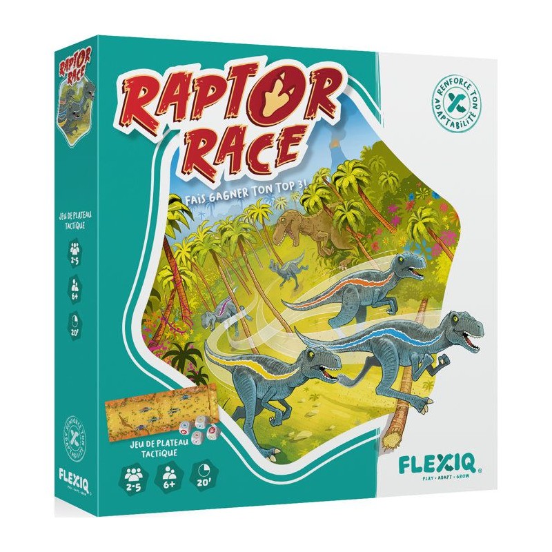 Jeu d'ambiance - ASMODEE - Raptor Race - 2 a 6 joueurs - a partir de 8