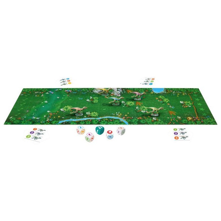 Jeu d'ambiance - ASMODEE - Raptor Race - 2 a 6 joueurs - a partir de 8 ans - Intérieur