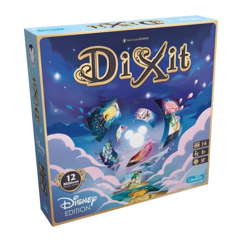 Dixit Disney|Asmodee - Jeu de société - Jeu d'imagination - 3 a 6 pe