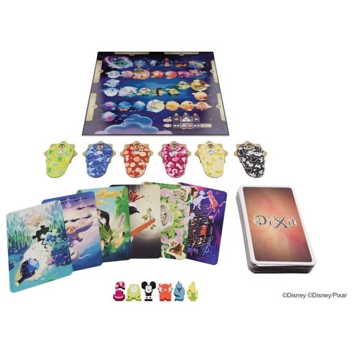 Dixit Disney|Asmodee - Jeu de société - Jeu d'imagination - 3 a 6 personnes Dixit Disney|Asmodee - Jeu de société - Jeu d'imagination - 3 a 6 personnes