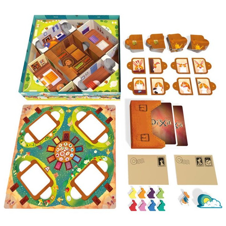 LIBELLUD Dixit Kids - Jeu coopératif enfants - association d'images - 84 cartes illustrées - des 6 ans - jeu société familia LIBELLUD Dixit Kids - Jeu coopératif enfants - association d'images - 84 cartes illustrées - des 6 ans - jeu société familia