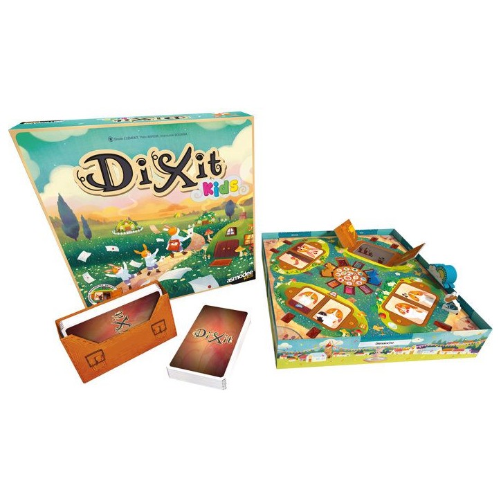 LIBELLUD Dixit Kids - Jeu coopératif enfants - association d'images - 84 cartes illustrées - des 6 ans - jeu société familia LIBELLUD Dixit Kids - Jeu coopératif enfants - association d'images - 84 cartes illustrées - des 6 ans - jeu société familia