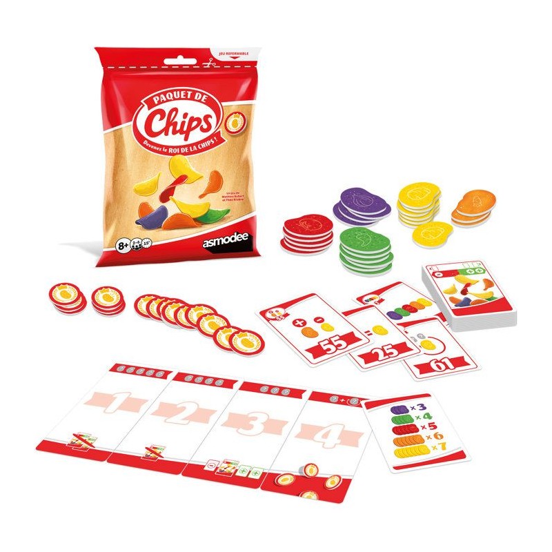 Zygomatic Jeu d'ambiance - Paquet de Chips - 2 a 5 joueurs - Des 8 ans