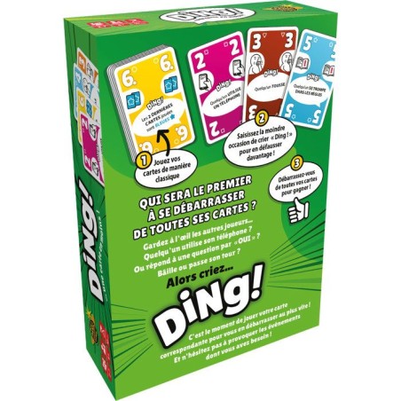DON'T PANIC GAMES Jeu de cartes ambiance - DING! - 2 a 7 joueurs - Des 8 ans - fun et rapide - parties express - version frança