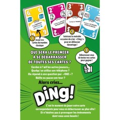 DON'T PANIC GAMES Jeu de cartes ambiance - DING! - 2 a 7 joueurs - Des