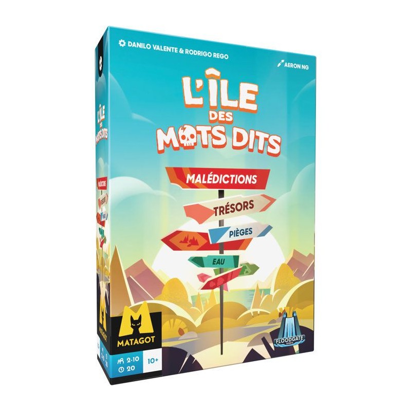 ASMODEE Jeu de société L'île des mots dits - 2 a 10 joueurs - Des 1