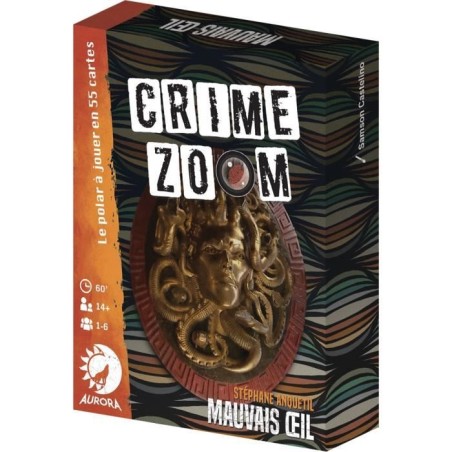 Crime Zoom : Mauvais oeil - Asmodee - Jeu d'enquete - Des 14 ans - 30