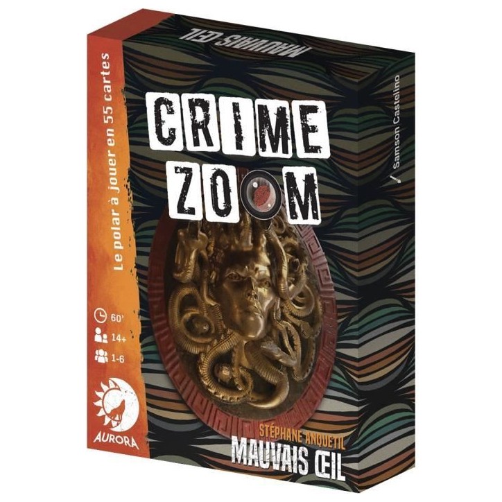 Crime Zoom : Mauvais oeil - Asmodee - Jeu d'enquete - Des 14 ans - 30 minutes a 1h