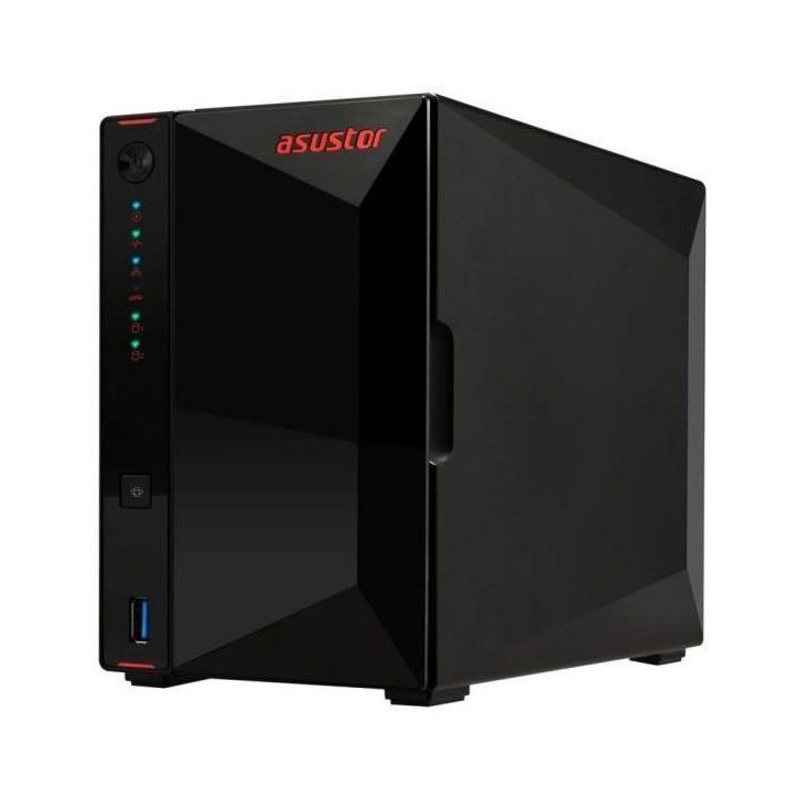 Serveur NAS - ASUSTOR - AS5402T Nimbustor 2 Gen2 - Intel Celeron Quad-Core 2.0GHz - 4GB DDR4 - 2x 2.5GbE Serveur NAS - ASUSTOR - AS5402T Nimbustor 2 Gen2 - Intel Celeron Quad-Core 2.0GHz - 4GB DDR4 - 2x 2.5GbE