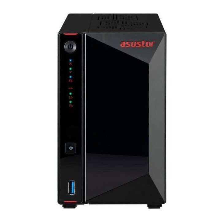 Serveur NAS - ASUSTOR - AS5402T Nimbustor 2 Gen2 - Intel Celeron Quad-Core 2.0GHz - 4GB DDR4 - 2x 2.5GbE Serveur NAS - ASUSTOR - AS5402T Nimbustor 2 Gen2 - Intel Celeron Quad-Core 2.0GHz - 4GB DDR4 - 2x 2.5GbE