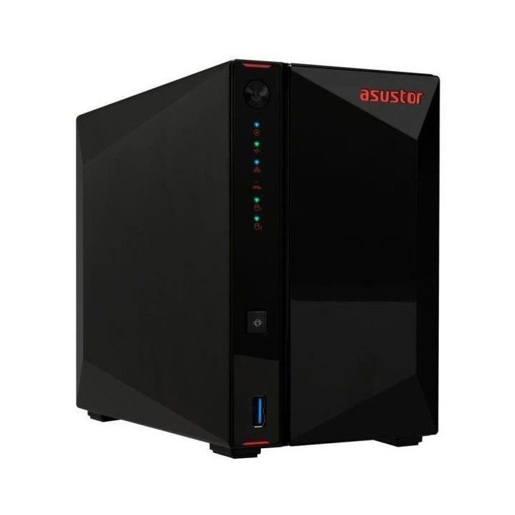 Serveur NAS - ASUSTOR - AS5402T Nimbustor 2 Gen2 - Intel Celeron Quad-Core 2.0GHz - 4GB DDR4 - 2x 2.5GbE Serveur NAS - ASUSTOR - AS5402T Nimbustor 2 Gen2 - Intel Celeron Quad-Core 2.0GHz - 4GB DDR4 - 2x 2.5GbE