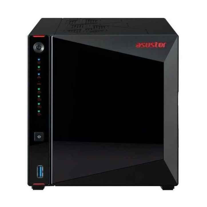Serveur NAS - ASUSTOR - AS5404T Nimbustor 4 Gen2 - Quad-Core 2.0GHz - 4GB DDR4 - 2x 2.5GbE - 4 baies Serveur NAS - ASUSTOR - AS5404T Nimbustor 4 Gen2 - Quad-Core 2.0GHz - 4GB DDR4 - 2x 2.5GbE - 4 baies