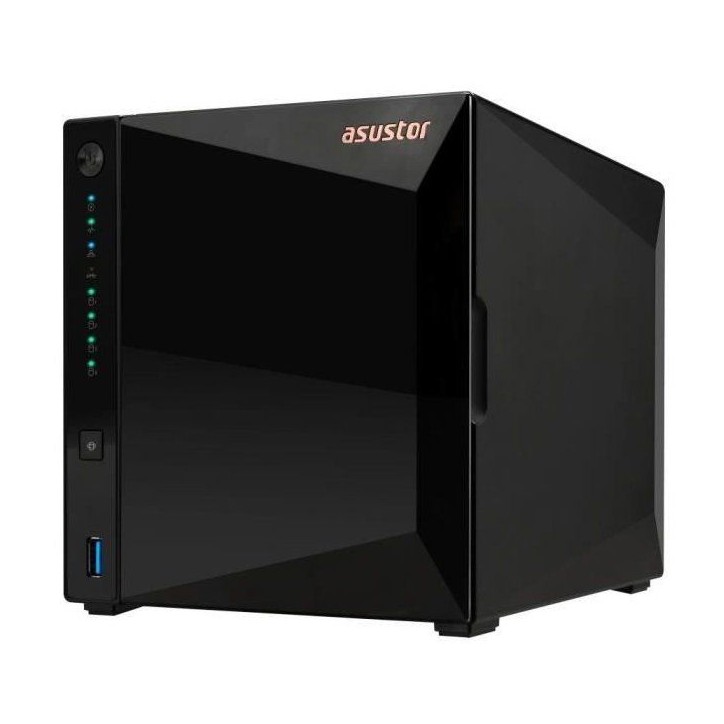 Serveur NAS - ASUSTOR - AS3304T v2 Drivestor 4 Pro Gen2 - Quad-Core 1.7GHz - 2GB DDR4 - 2.5GbE - 4 baies Serveur NAS - ASUSTOR - AS3304T v2 Drivestor 4 Pro Gen2 - Quad-Core 1.7GHz - 2GB DDR4 - 2.5GbE - 4 baies