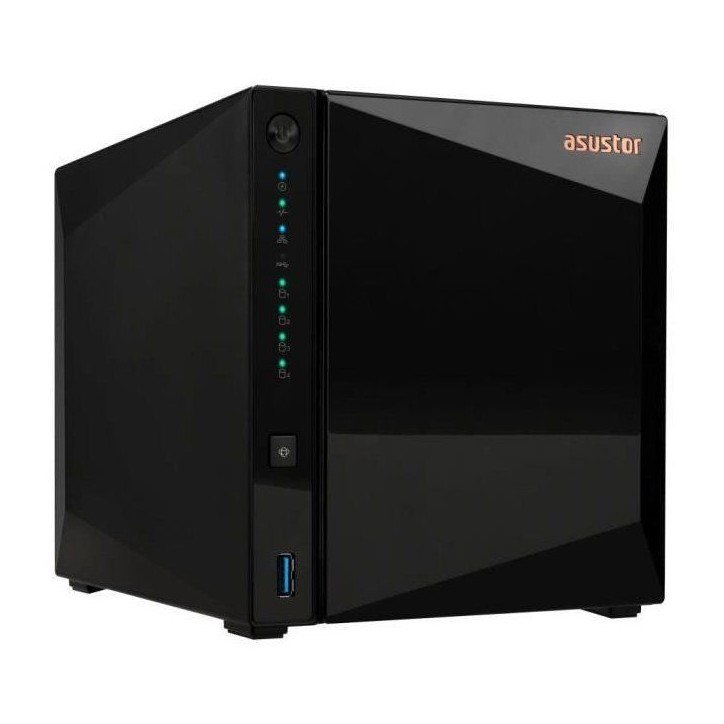 Serveur NAS - ASUSTOR - AS3304T v2 Drivestor 4 Pro Gen2 - Quad-Core 1.7GHz - 2GB DDR4 - 2.5GbE - 4 baies Serveur NAS - ASUSTOR - AS3304T v2 Drivestor 4 Pro Gen2 - Quad-Core 1.7GHz - 2GB DDR4 - 2.5GbE - 4 baies