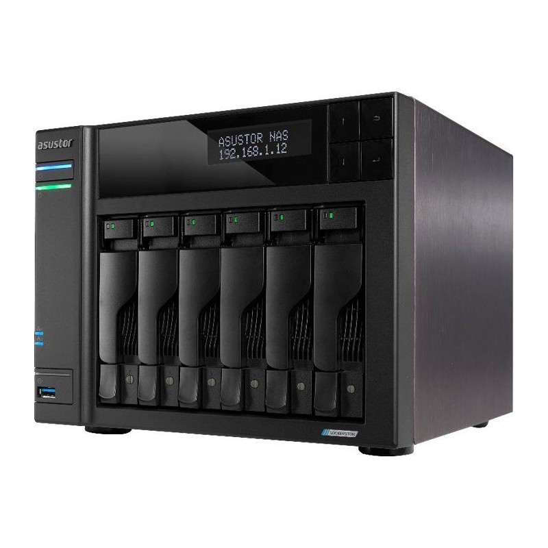 Serveur NAS - ASUSTOR - Lockerstor 2 Gen2 AS6702T V2 - 2 baies - 4 Go