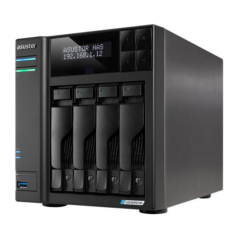 Serveur NAS - ASUSTOR - Lockerstor 4 Gen2 AS6704T V2 - 4 baies - 4 Go