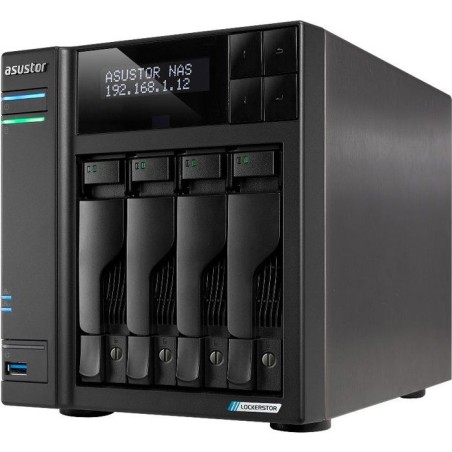 Serveur NAS - ASUSTOR - Lockerstor 4 Gen2 AS6704T V2 - 4 baies - 4 Go