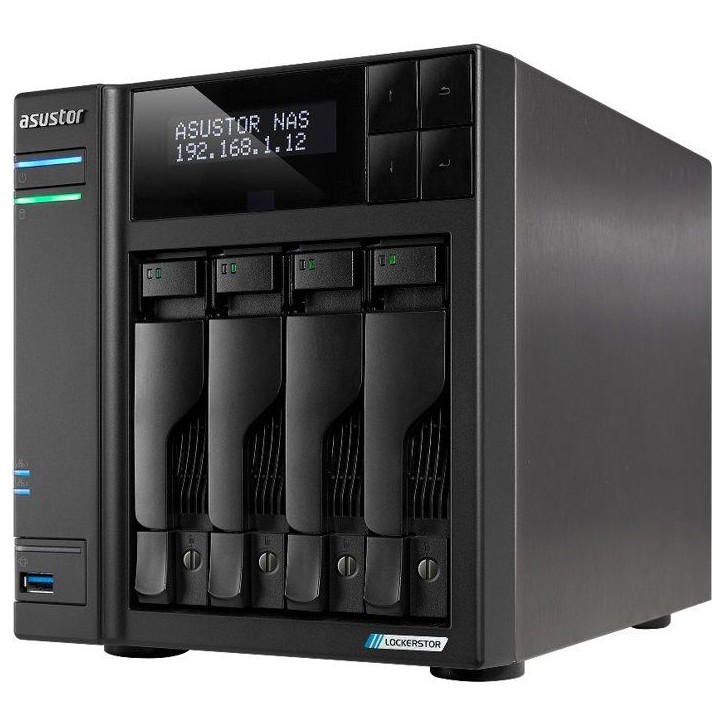 Serveur NAS - ASUSTOR - Lockerstor 4 Gen2 AS6704T V2 - 4 baies - 4 Go RAM Serveur NAS - ASUSTOR - Lockerstor 4 Gen2 AS6704T V2 - 4 baies - 4 Go RAM