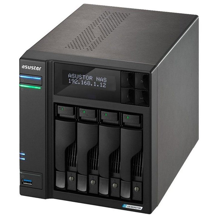 Serveur NAS - ASUSTOR - Lockerstor 4 Gen2 AS6704T V2 - 4 baies - 4 Go RAM Serveur NAS - ASUSTOR - Lockerstor 4 Gen2 AS6704T V2 - 4 baies - 4 Go RAM