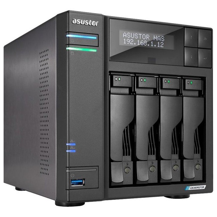 Serveur NAS - ASUSTOR - Lockerstor 4 Gen2 AS6704T V2 - 4 baies - 4 Go RAM Serveur NAS - ASUSTOR - Lockerstor 4 Gen2 AS6704T V2 - 4 baies - 4 Go RAM