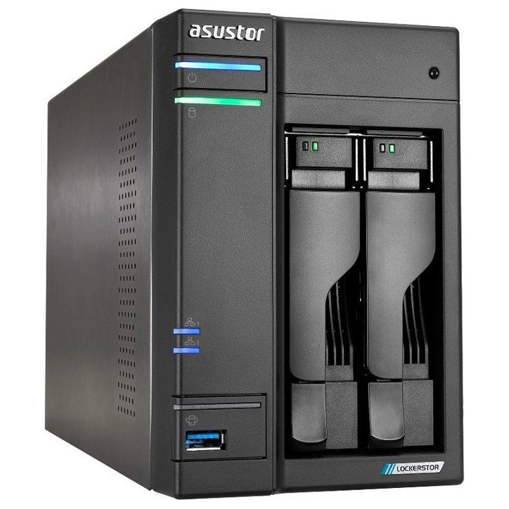 Serveur NAS - ASUSTOR - Lockerstor 6 Gen2 AS6706T - 6 baies - 8 Go RAM Serveur NAS - ASUSTOR - Lockerstor 6 Gen2 AS6706T - 6 baies - 8 Go RAM